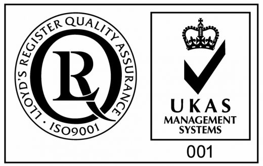 ISO 9001 and UKAS Mark Large