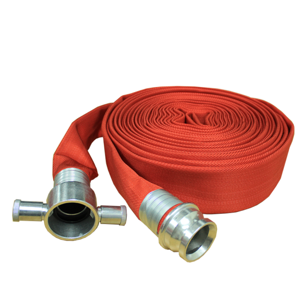 Fireline Type 2 Red Canvas Hose