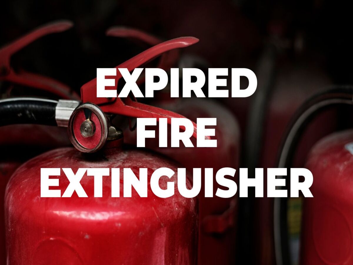 expired fire extinguisher